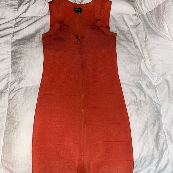 Bebe Deep V Zipper Dress - Picture 5 of 5